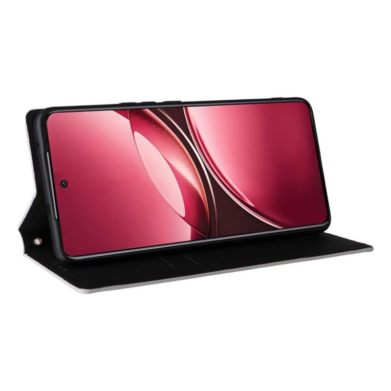 Fliptok Vivo V50 5g Nyomtatott Gyémánt Mintával