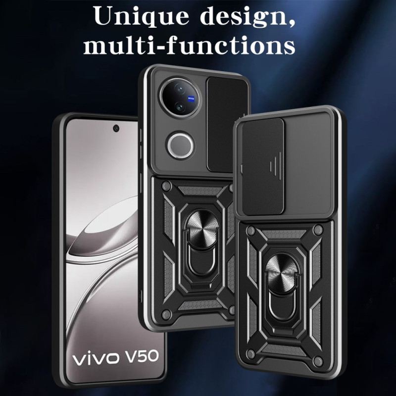 Mobiltelefon Tokok Vivo V50 5g Csúszó Kamerafedél És Tartó