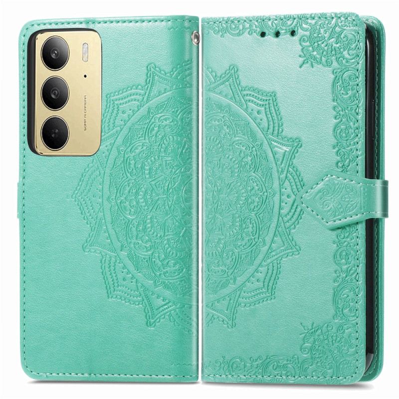 Bőrtok Realme C75 Barokk Mandala