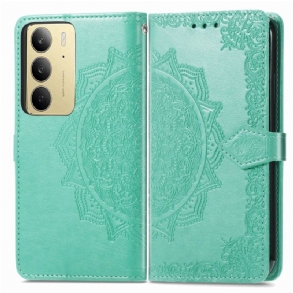 Bőrtok Realme C75 Barokk Mandala