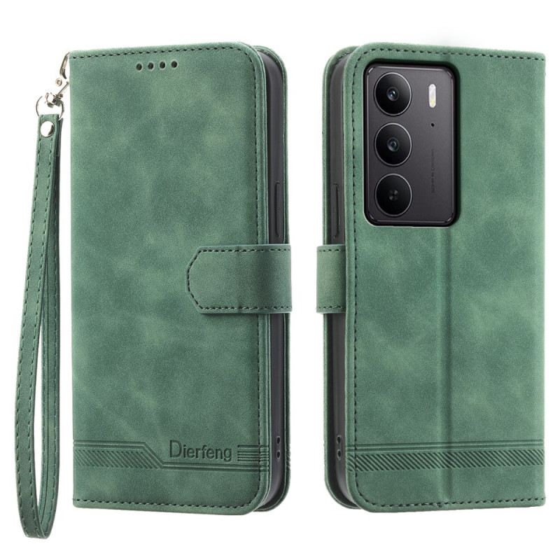 Bőrtok Realme C75 Dierfeng