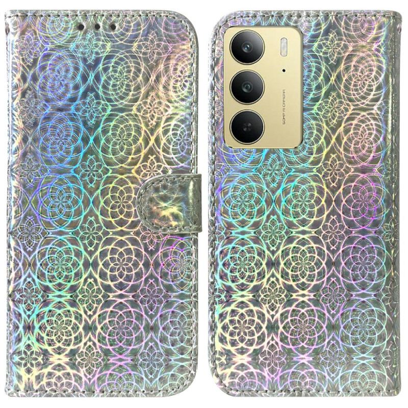 Bőrtok Realme C75 Diszkó Stílus