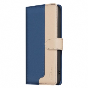 Bőrtok Realme C75 Kétszínű Binfen Szín