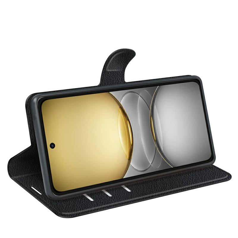 Bőrtok Realme C75 Klasszikus Licsi Műbőr