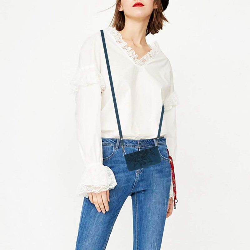 Bőrtok Realme C75 Pillangómintás Keresztpántos Táska