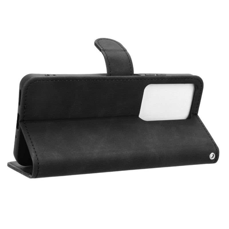 Bőrtok Realme C75 Velúr Hatású