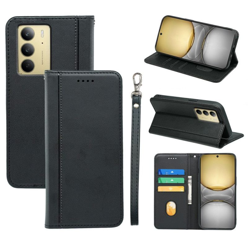 Fliptok Realme C75 Egyszerű Pánttal