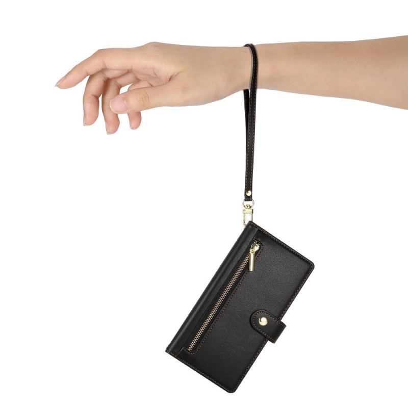 Fliptok Realme C75 Komplett Pénztárca Pánttal És Vállpánttal