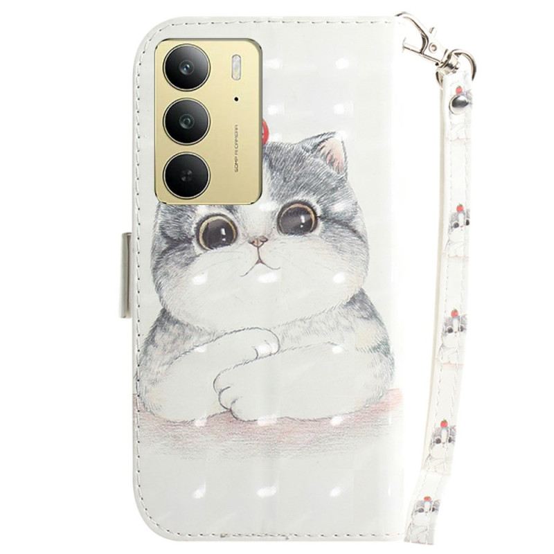 Fliptok Realme C75 Macska És Eper Pánt