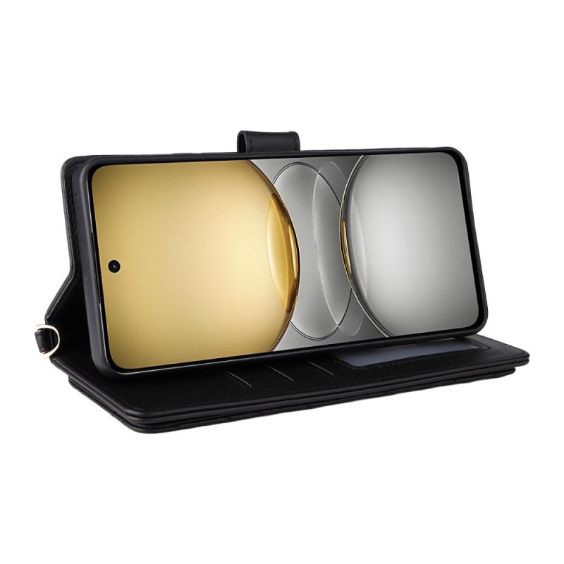 Fliptok Realme C75 Prémium Kivitel Pánttal És Vállpánttal