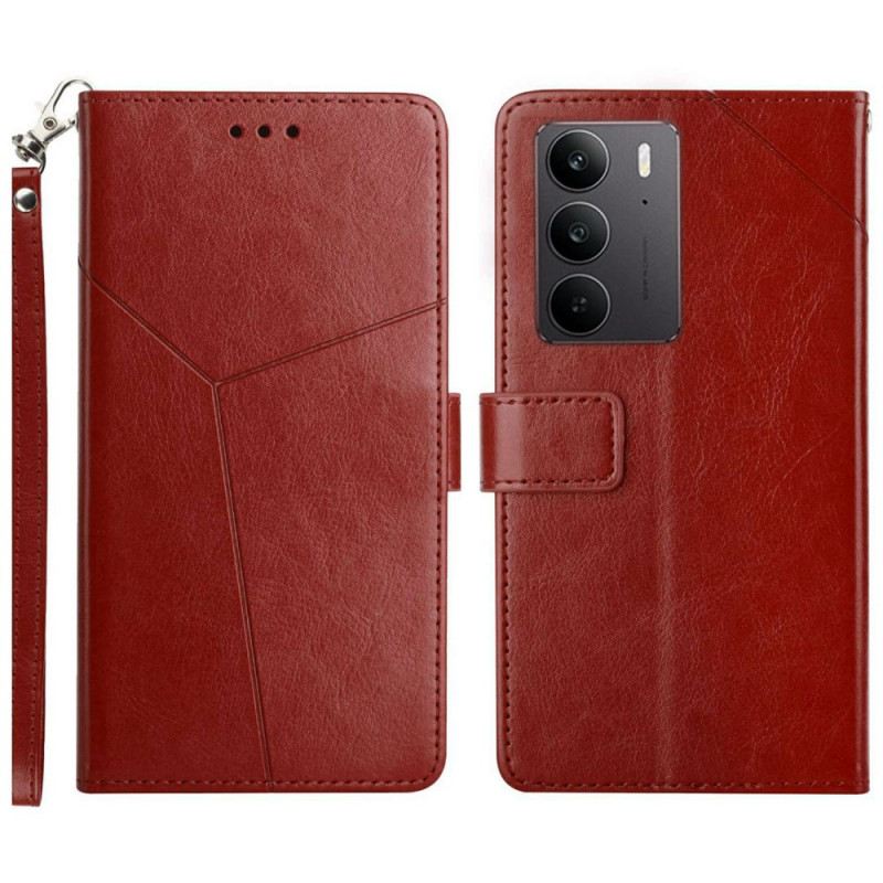 Fliptok Realme C75 Y Mintás Szíj