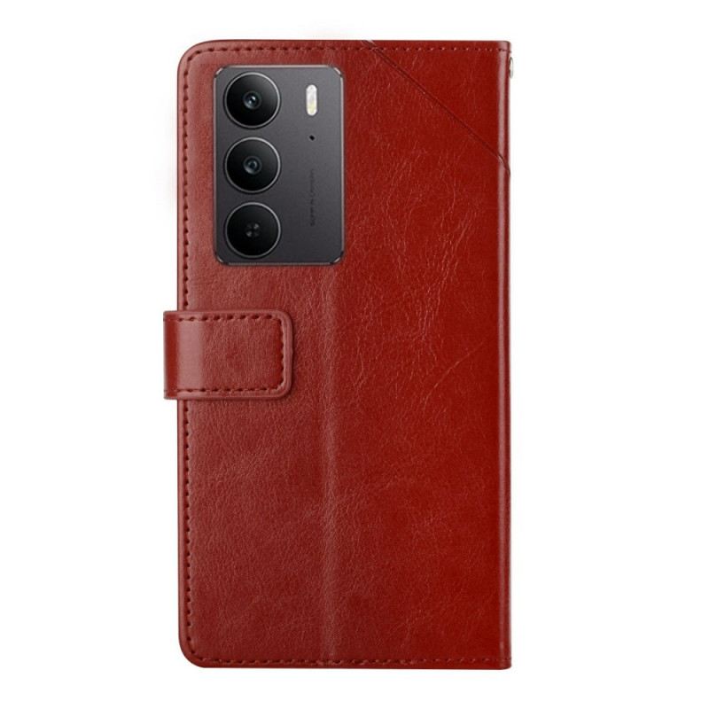 Fliptok Realme C75 Y Mintás Szíj