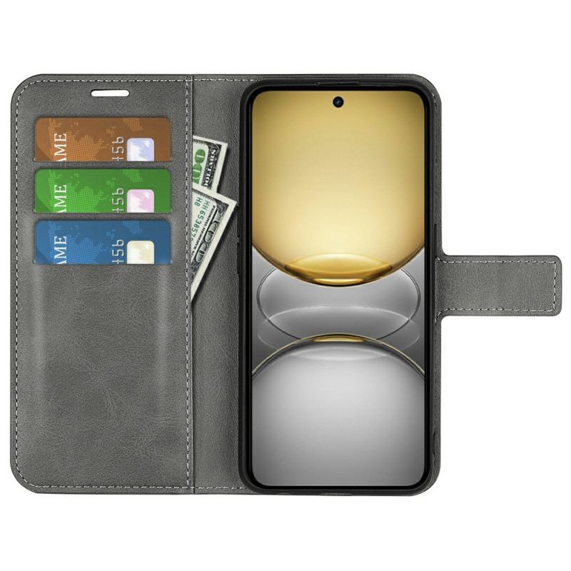 Kinyitható Bőrtok Realme C75 Bőr Stílusú