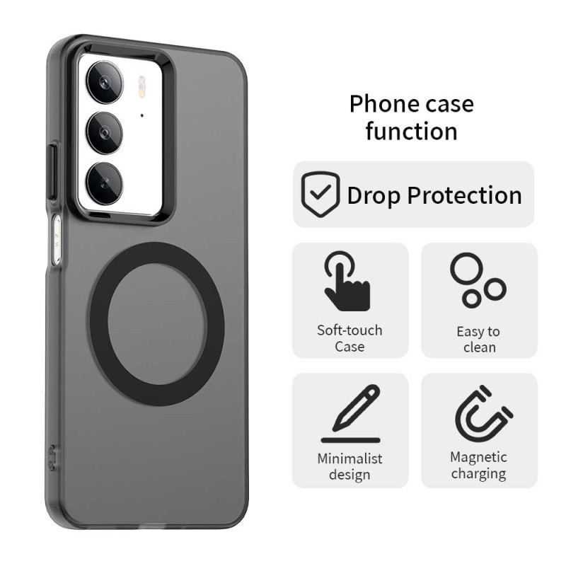 Mobiltelefon Tokok Realme C75 Matt Magsafe Kompatibilis