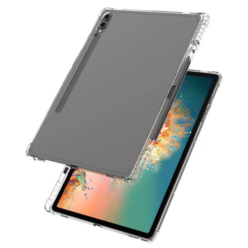 Tok Samsung Galaxy Tab S9 Plus Átlátszó Megerősített Sarkokkal És Ceruzatartóval