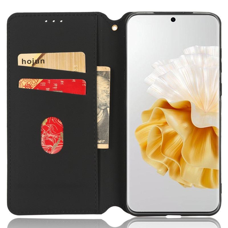 Fliptok Huawei P60 Pro Bőrtok 3d Minta