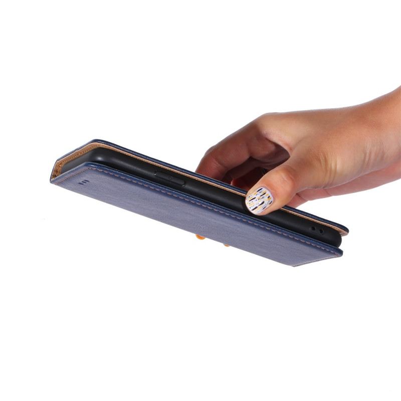 Fliptok Huawei P60 Pro Bőrtok Varratok
