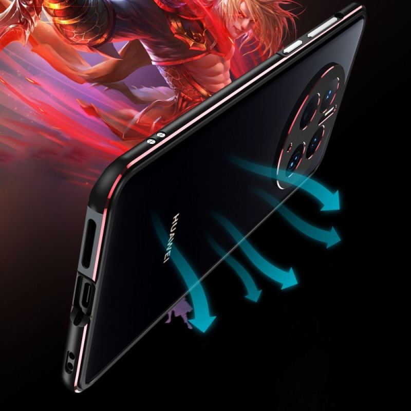 Tok Huawei Mate 50 Pro védőtok Lökhárító Keret És Hátsó Fotómodul Védelem