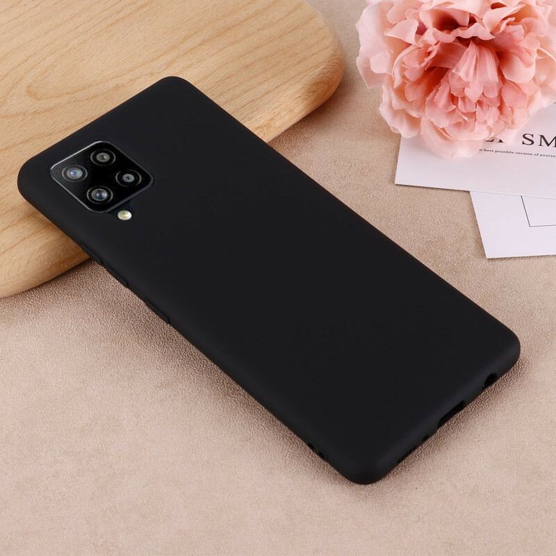 Tok Samsung Galaxy A42 5G Folyékony Szilikon Nyakpánttal