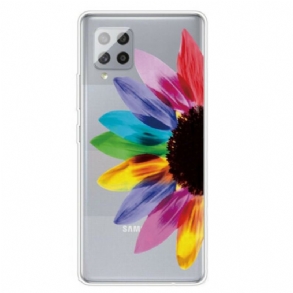 Tok Samsung Galaxy A42 5G Színes Virág