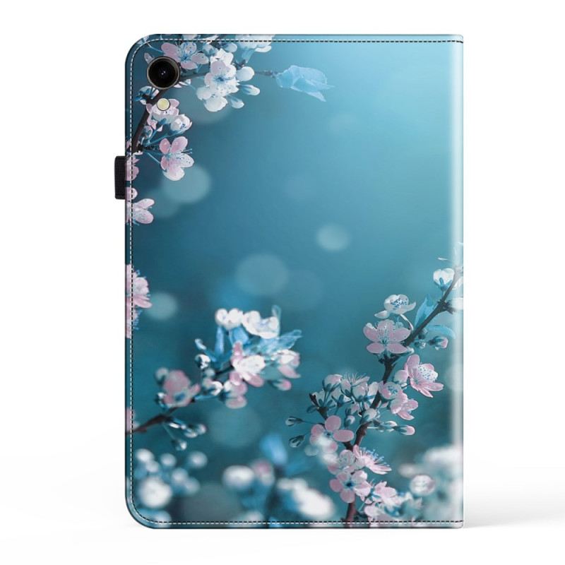 Bőrtok Samsung Galaxy Tab S9 Szilvavirágok