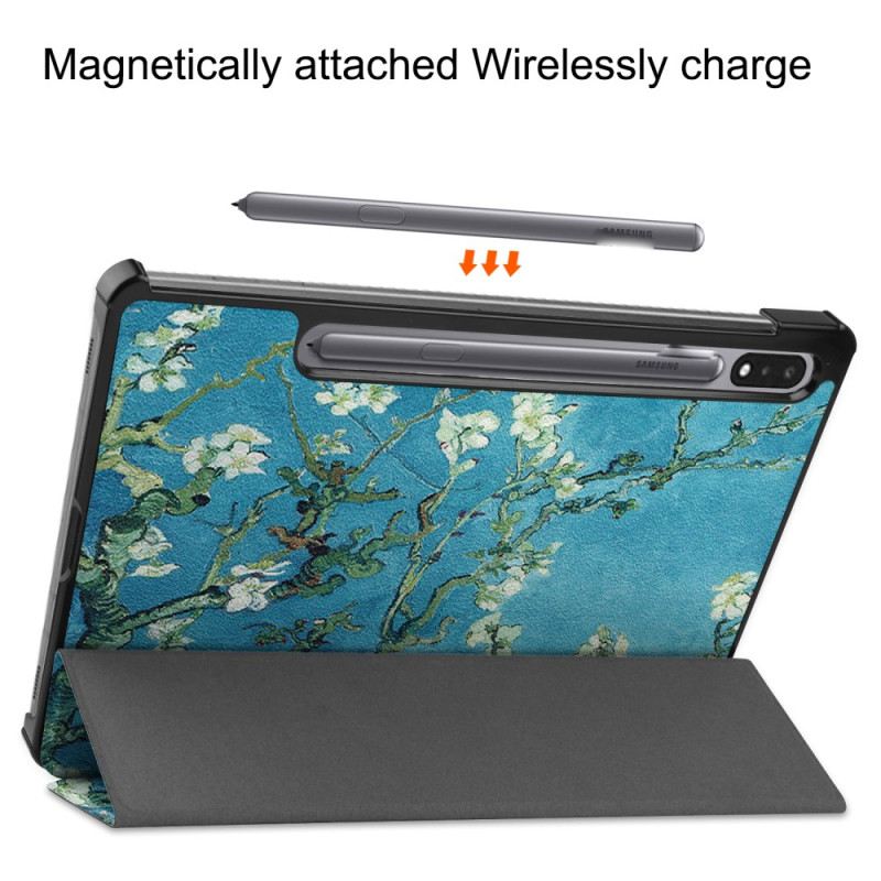Samsung Galaxy Tab S9 Sárgabarack Virágok