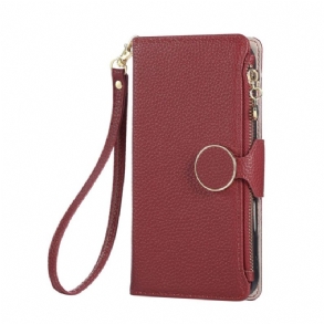 Bőrtok Oppo Reno 14 5g Cipzáras Pénztárca