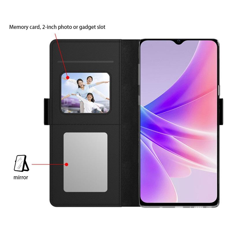 Fliptok Oppo Reno 14 5g Tükör És Kártyatartó