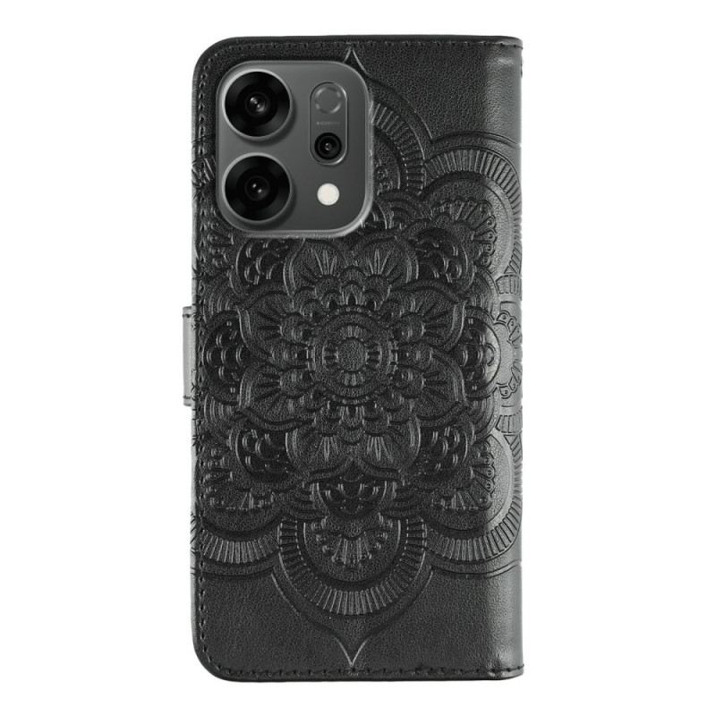 Kinyitható Bőrtok Oppo Reno 14 5g Mandala Minta