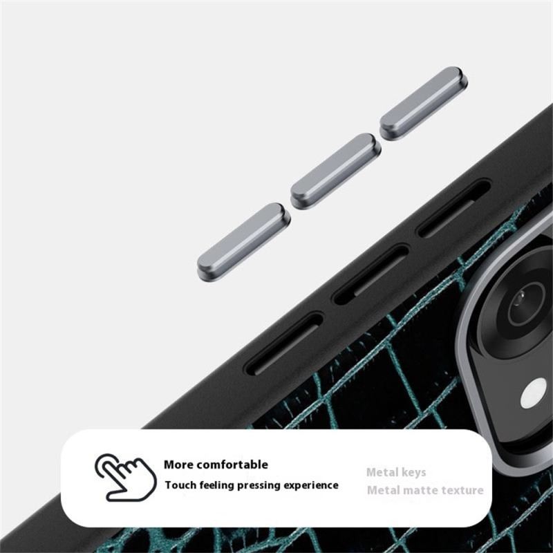 Mobiltelefon Tokok Oppo Reno 14 5g Magsafe-kompatibilis Krokodilmintás Abeel