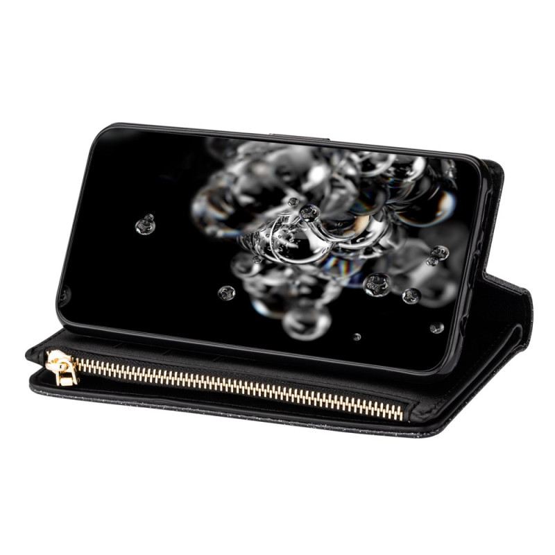 Bőrtok Samsung Galaxy S26 Flitteres Pénztárca