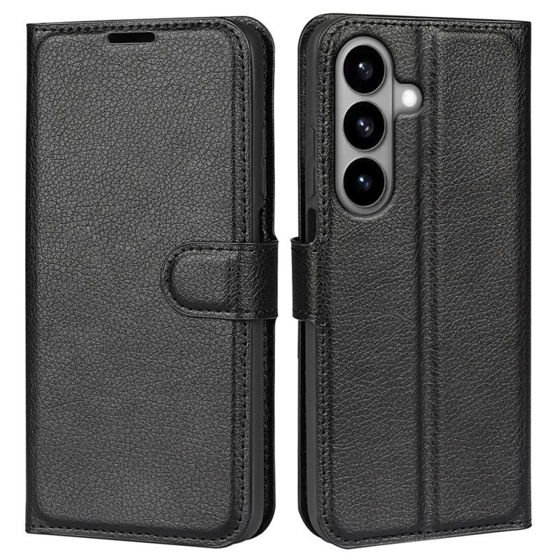 Bőrtok Samsung Galaxy S26 Licsi Műbőr