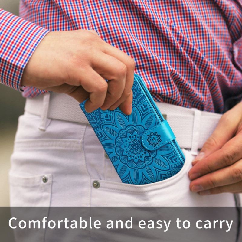 Bőrtok Samsung Galaxy S26 Napraforgóminta