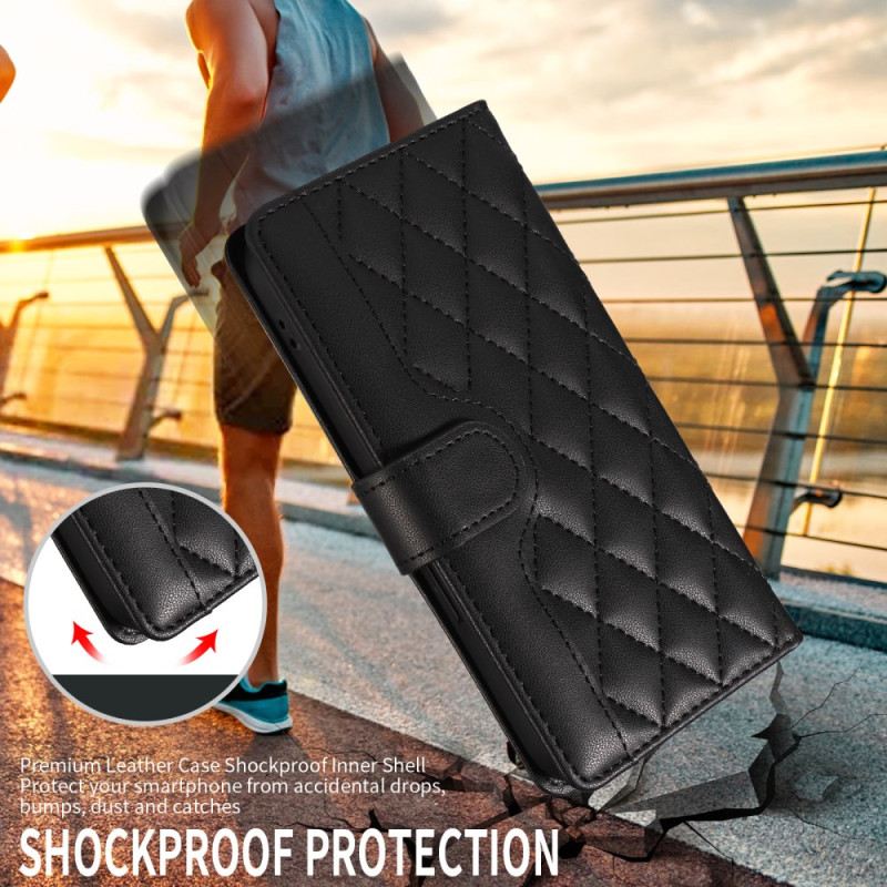 Bőrtok Samsung Galaxy S26 Steppelt Pántokkal