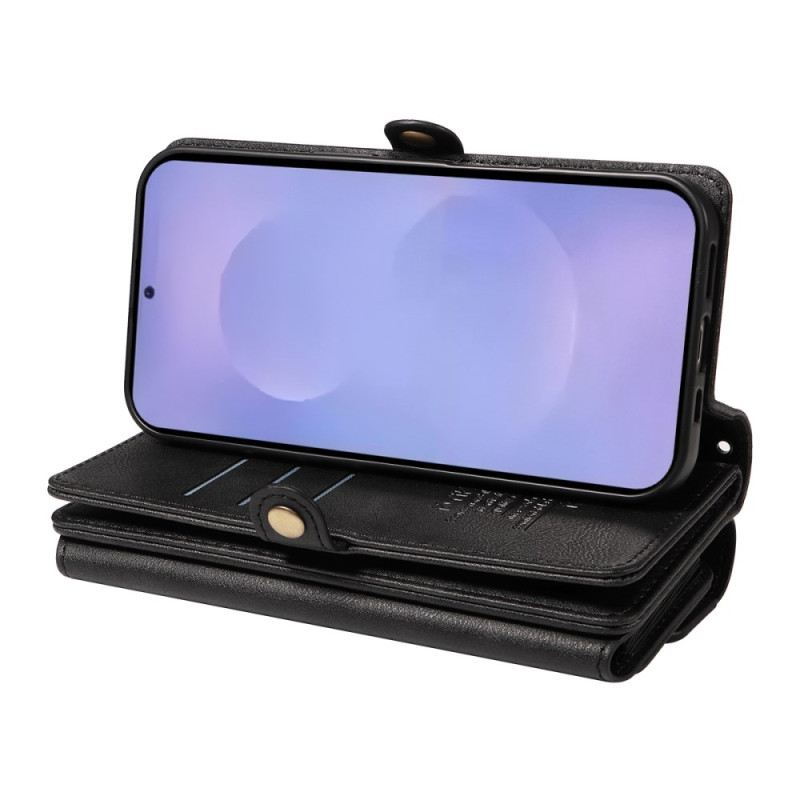 Bőrtok Samsung Galaxy S26 Vintage Yikatu Dizájn