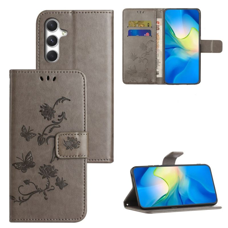 Bőrtok Samsung Galaxy S26 Virágminta