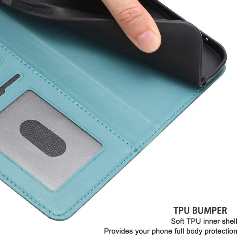 Bőrtok Samsung Galaxy S26 Virágmintás Nyakpánttal