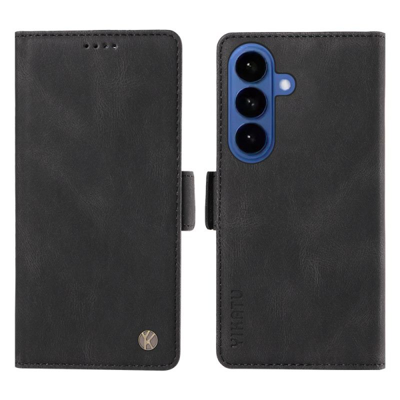 Bőrtok Samsung Galaxy S26 Yikatu Velúrhatású