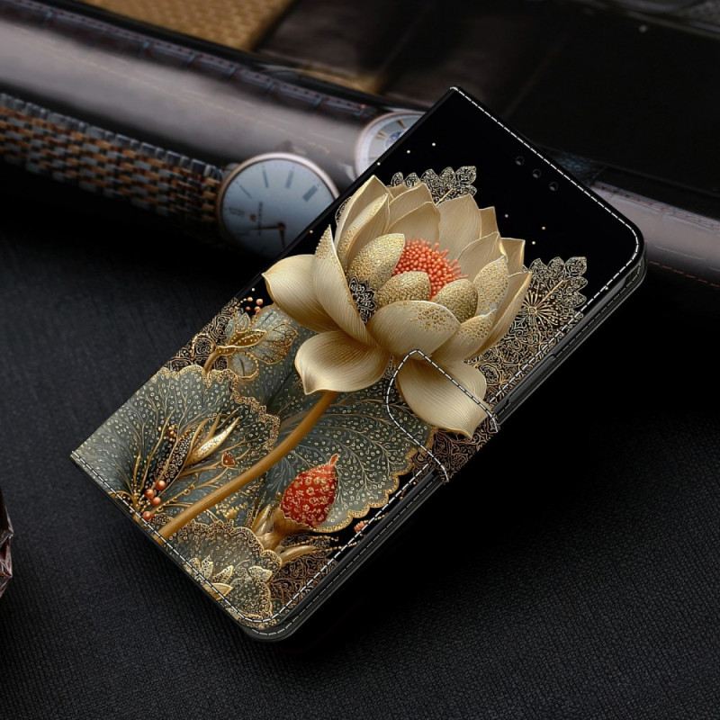 Fliptok Samsung Galaxy S26 Arany Lótusz