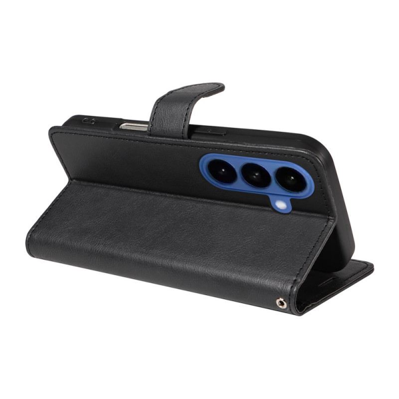 Fliptok Samsung Galaxy S26 Egyszínű Műbőr