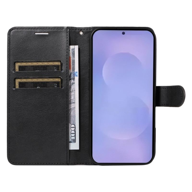 Fliptok Samsung Galaxy S26 Egyszínű Műbőr