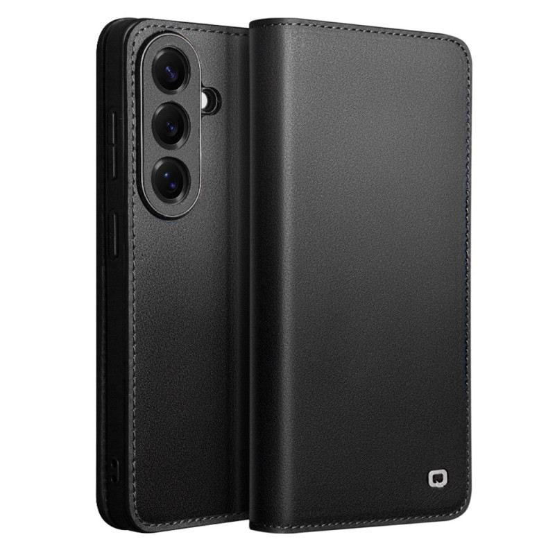 Fliptok Samsung Galaxy S26 Qialino Matt Bőr Pénztárca