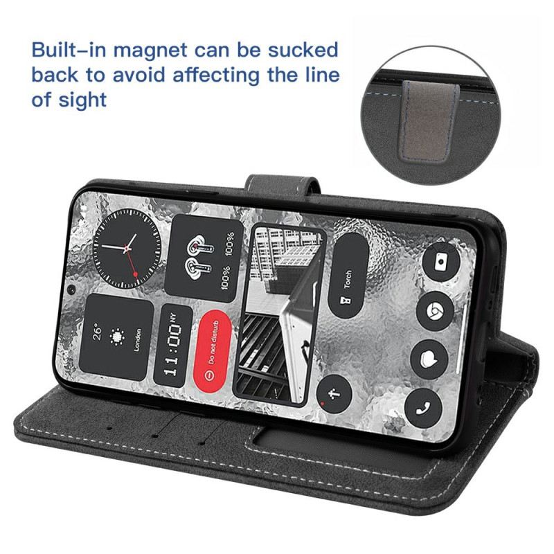 Fliptok Samsung Galaxy S26 Retro Pénztárca Forgó Kártyatartóval