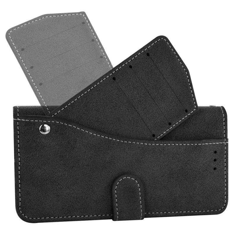 Fliptok Samsung Galaxy S26 Retro Pénztárca Forgó Kártyatartóval