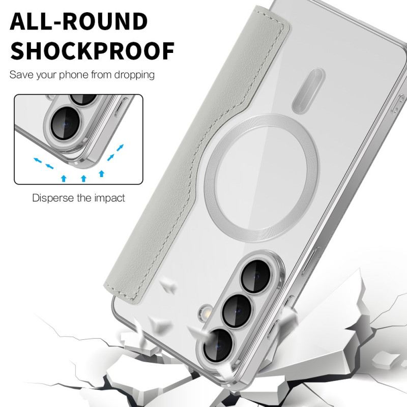 Fliptok Samsung Galaxy S26 Rfid Kártyatartó Párnázott Lencsevédővel