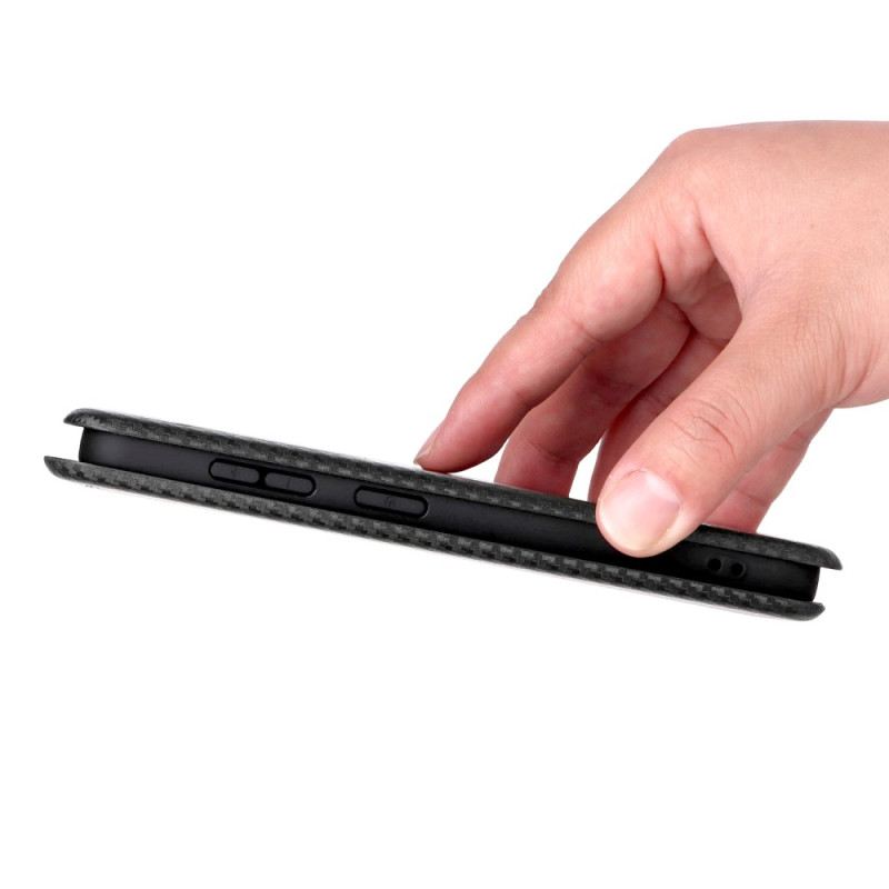 Fliptok Samsung Galaxy S26 Száltextúrájú Karbon