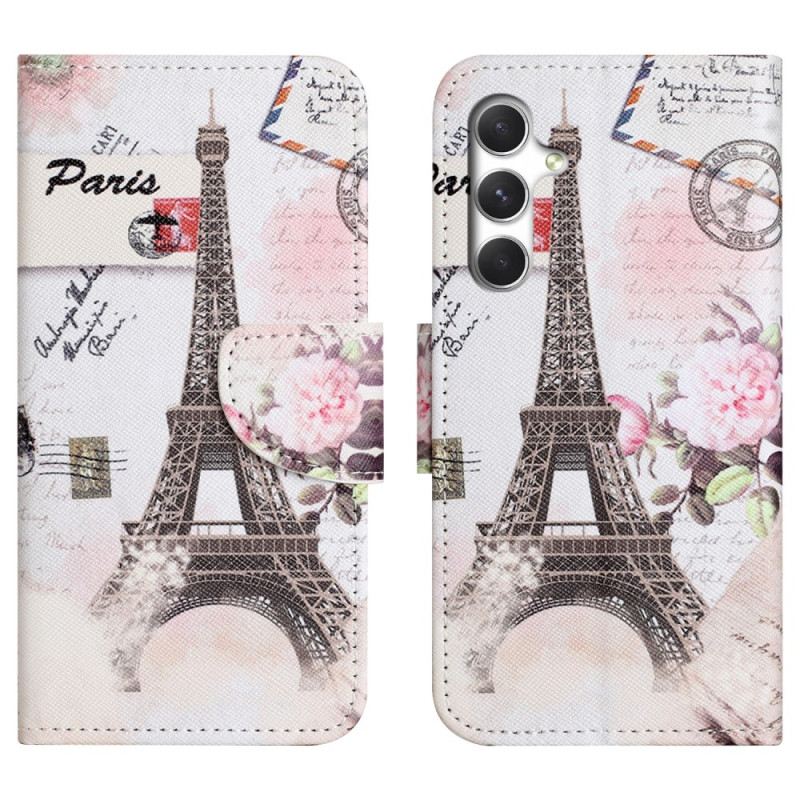 Fliptok Samsung Galaxy S26 Vintage Eiffel-torony