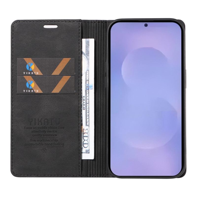 Fliptok Samsung Galaxy S26 Yikatu Velúrhatású