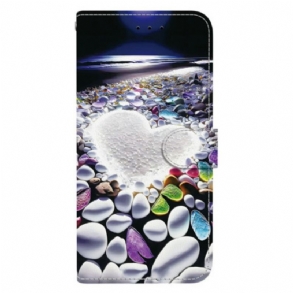 Kinyitható Tokok Samsung Galaxy S26 Fehér Szív