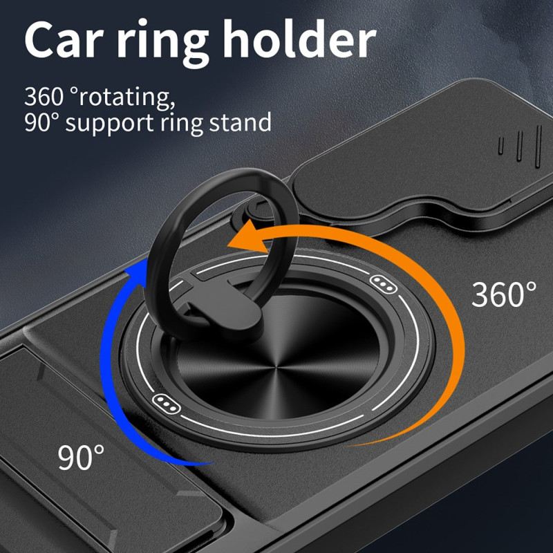 Mobiltelefon Tokok Samsung Galaxy S26 Mágneses Összecsukható Gyűrűtartó És Kameravédő